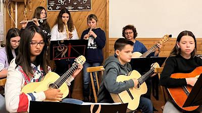 Musikschule Oberweser - Weihnachtsmarkt Oedelsheim 2023