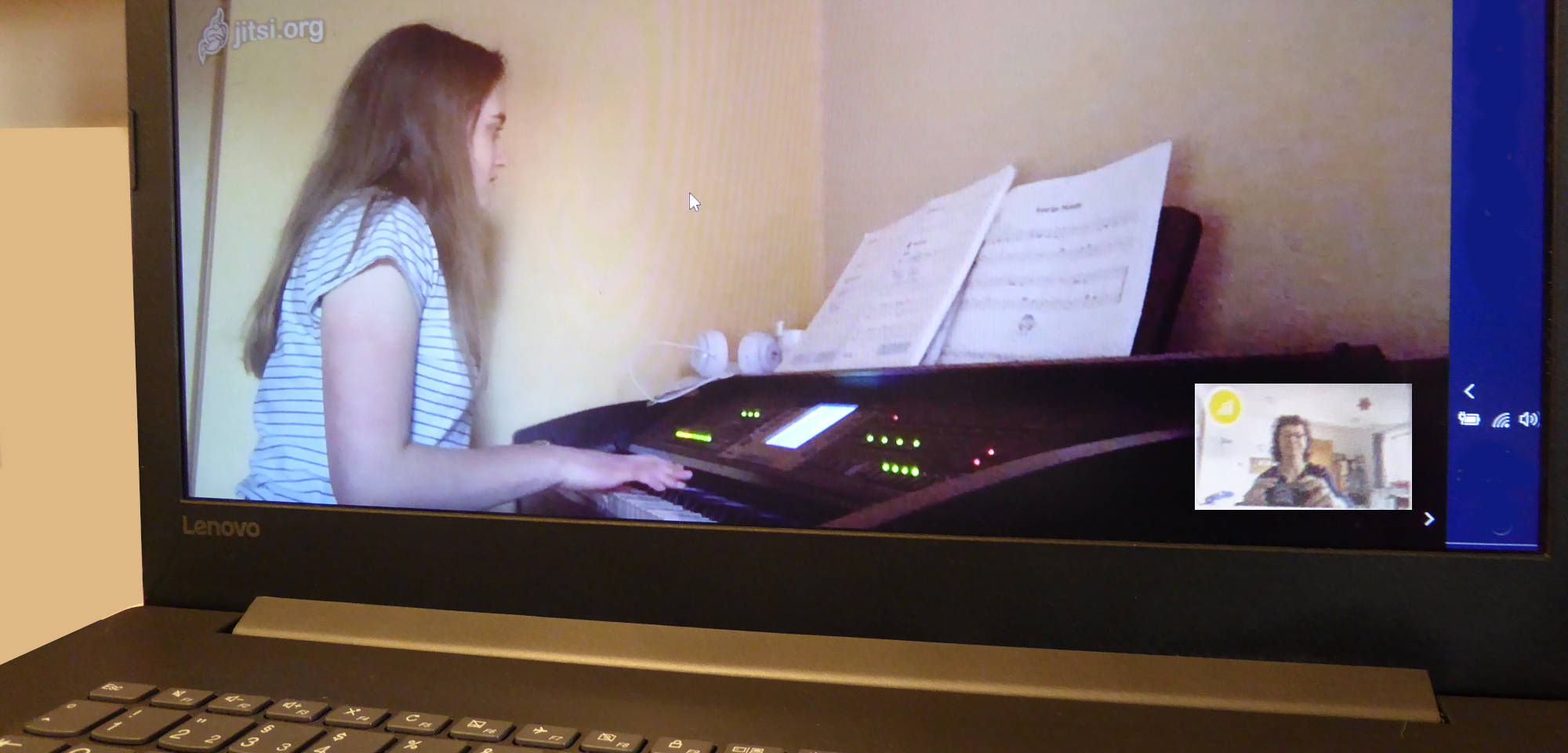 Online-Unterricht der Musikschule Oberweser